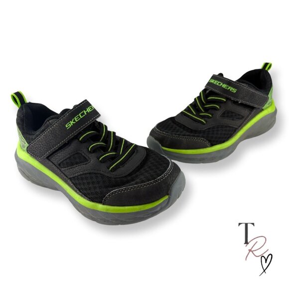 Skechers Other - Skechers Boundless Boys Sneakers Kids Shoe Size US 1.5 M Wide Fit Black/Green
